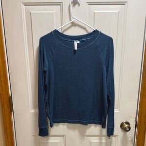 Joyspun Teal Long Sleeve Knit Top size M